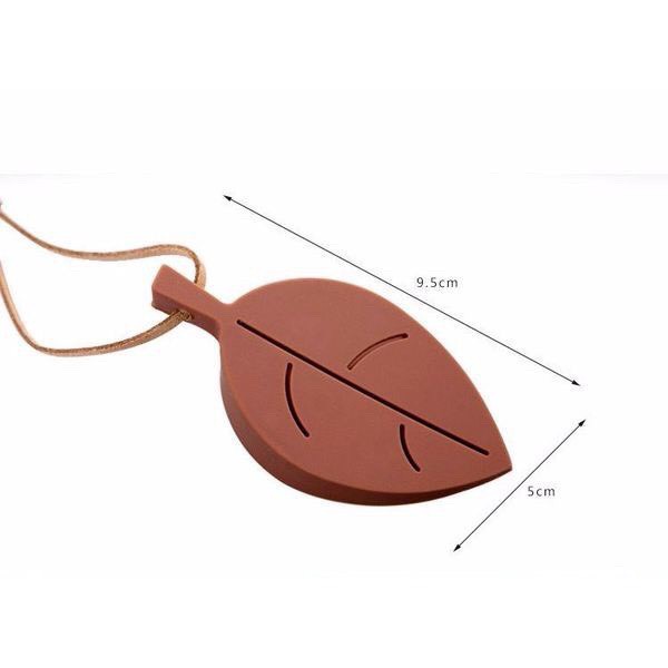 Miếng Chặn Cửa Cao Su HÌNH CHIẾC LÁ Thông Minh Silicon Chống Va Đập Cửa