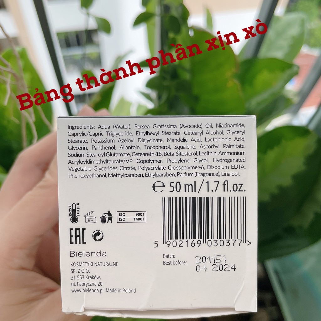 Kem dưỡng Bielenda Dr. Medica Anti-acne Dermatological giúp giảm mụn, mờ thâm, kem dưỡng dành cho da dầu mụn 50ml
