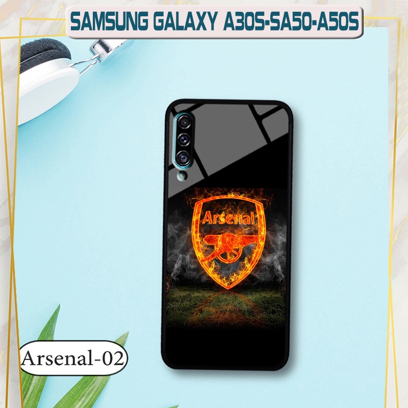 Ốp đội bóng Samsung Galaxy A30S/ A50S  - Lưng kính cường lực