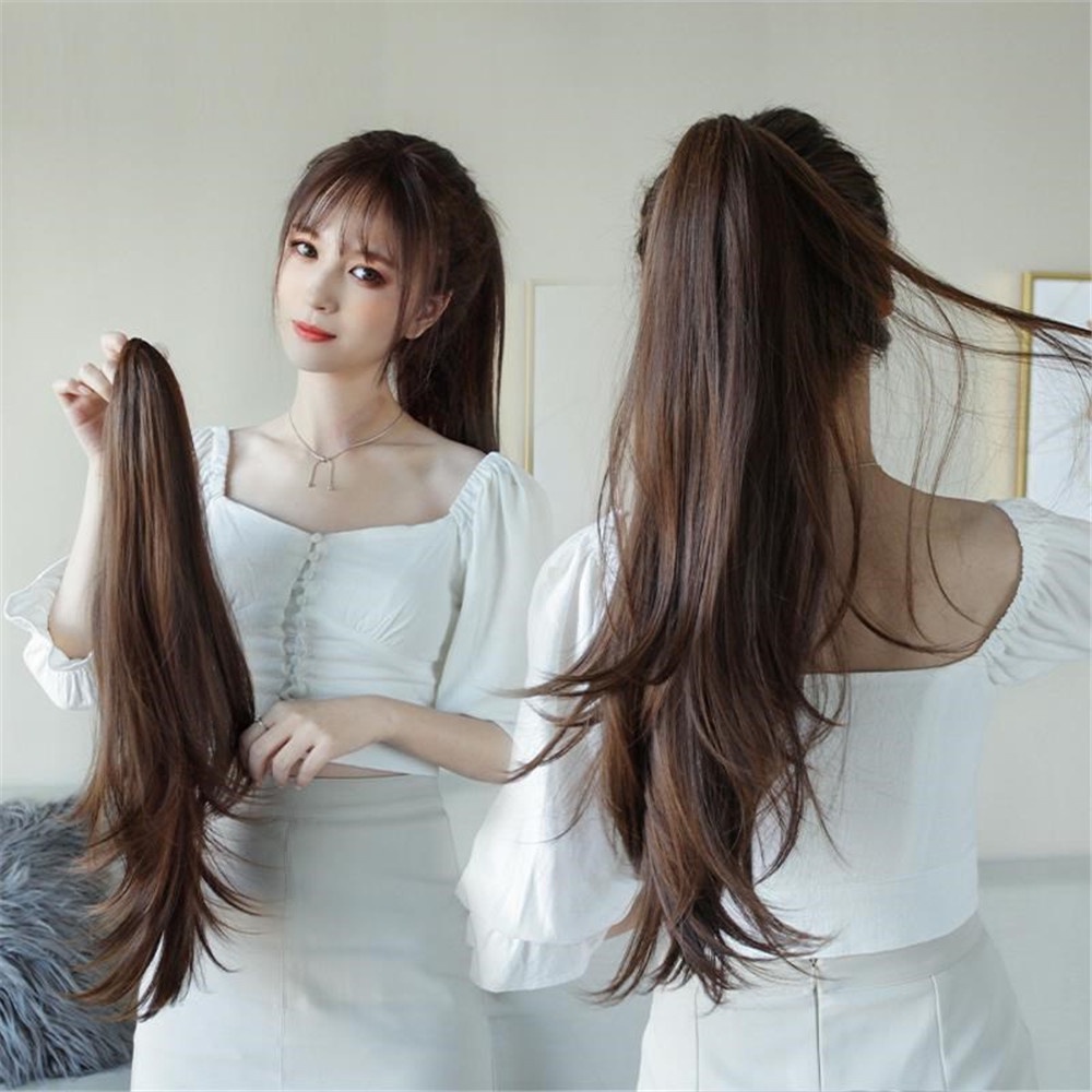 【XJ-COD】Dây Buộc Tóc Đuôi Ngựa Dạng Xoăn Tự Nhiên Vô Hình Cho Nữ