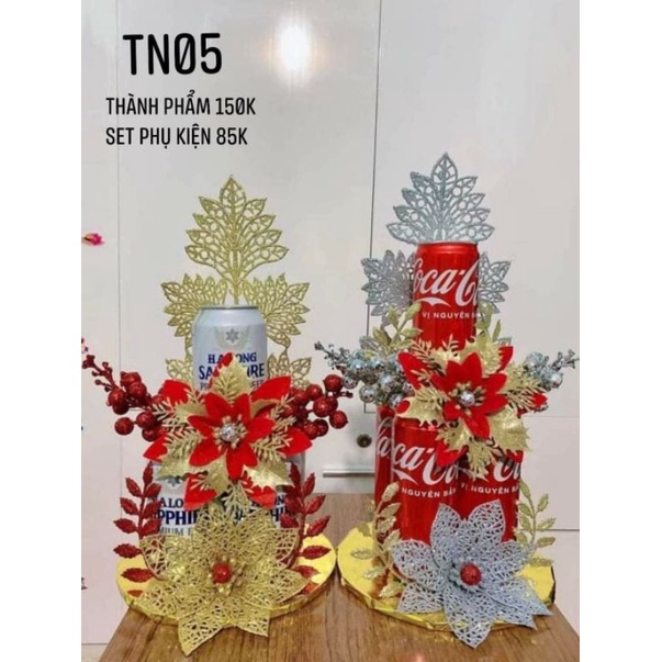 (TN05) SET PHỤ KIỆN LÀM THÁP 5 LON NƯỚC