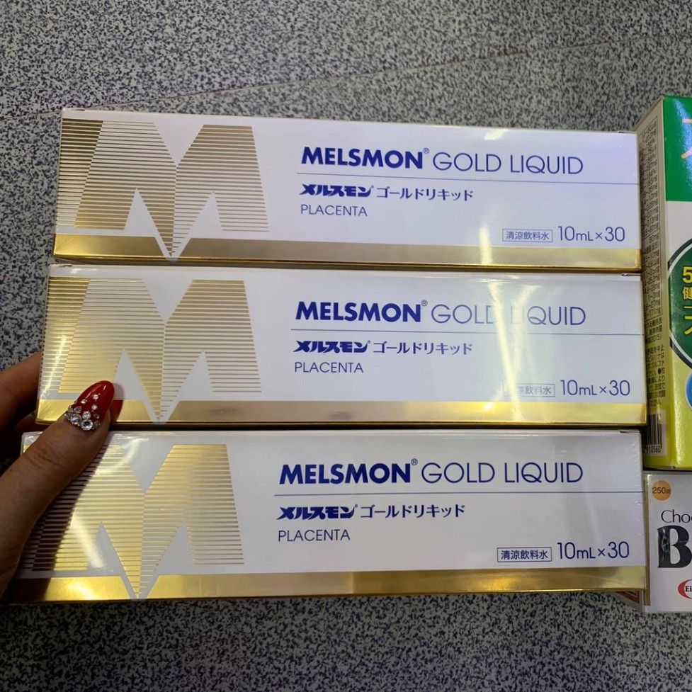 MELSMON GOLD - Tế Bào Gốc Nhau Thai Heo Melsmon Gold Liquid - MELSMON UỐNG  - enshopvn.com