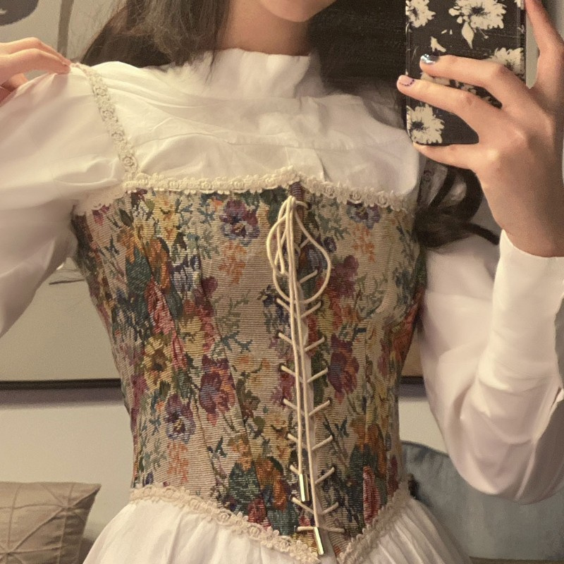 Áo Lửng Hai Dây In Họa Tiết Quyến Rũ Dành Cho Nữ | BigBuy360 - bigbuy360.vn