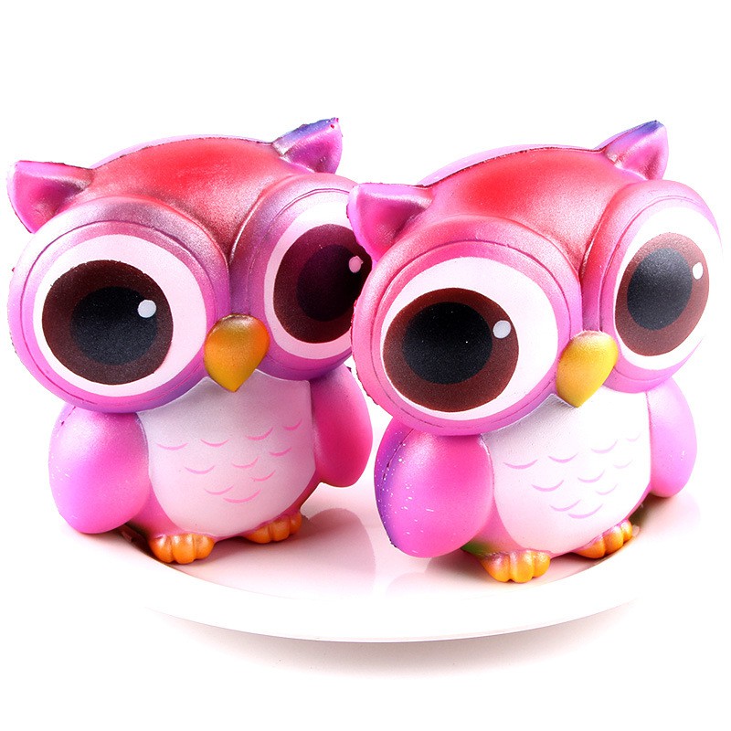 SquiShy CON CHIM CÚ MÈO màu hồng