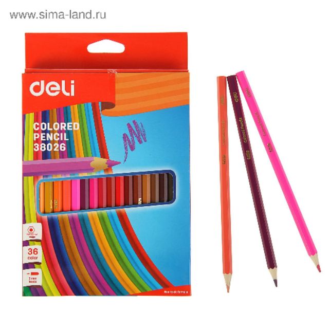 Bút Chì Màu Deli Colorun C00330 - 36 Màu