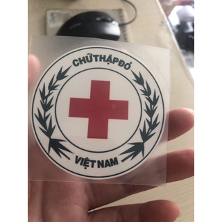 Logo ủi nhiệt Hội chữ thập đỏ