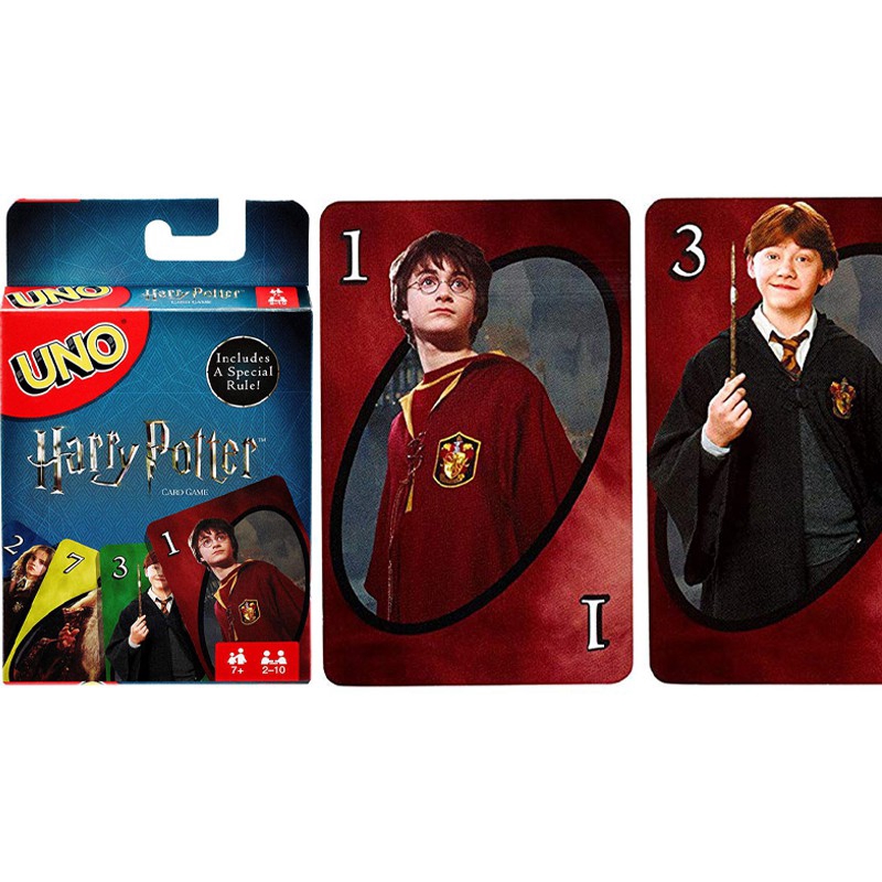 Bộ bài Uno họa tiết phim Harry Potter độc đáo thú vị vui nhộn