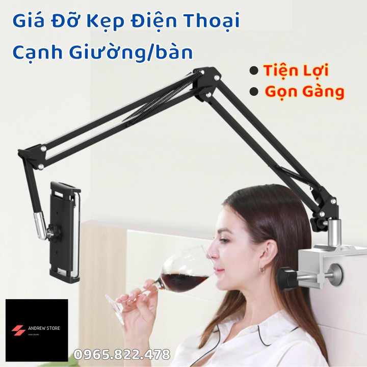 (Sỉ Tận Gốc)🔴Giá kẹp điện thoại thông minh🔴Giá Đỡ Điện Thoại / Máy Tính Bảng Tay Cầm Dài Có Thể Tháo Rời Tiện Lợi | BigBuy360 - bigbuy360.vn