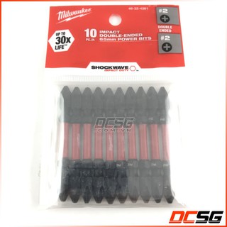 Mũi vít 2 đầu Ph2*65mm Milwaukee 48-32-4361
