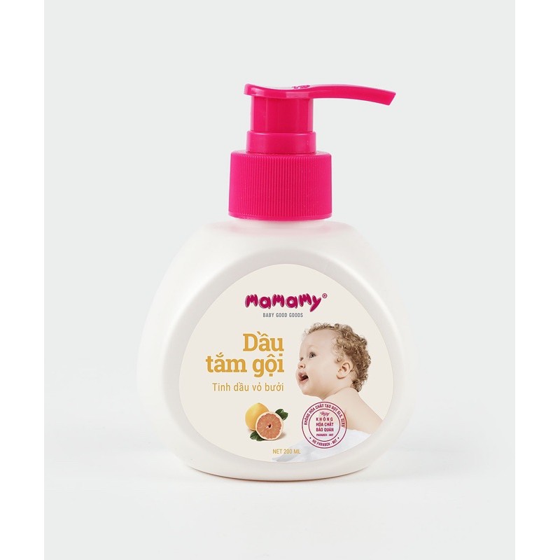 Chai Dầu Tắm Gội Mamamy - 150ml