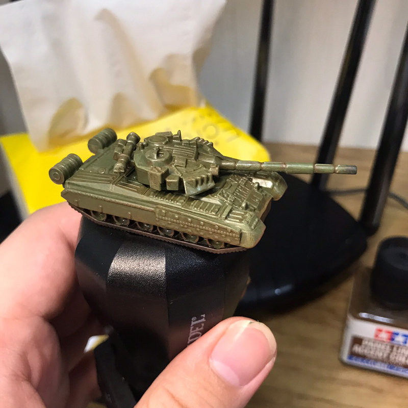 Set 4 mô hình xe tăng T-80 Liên Xô Merkava Israel MK4 thiết kế mini 4D tỷ lệ 1/144