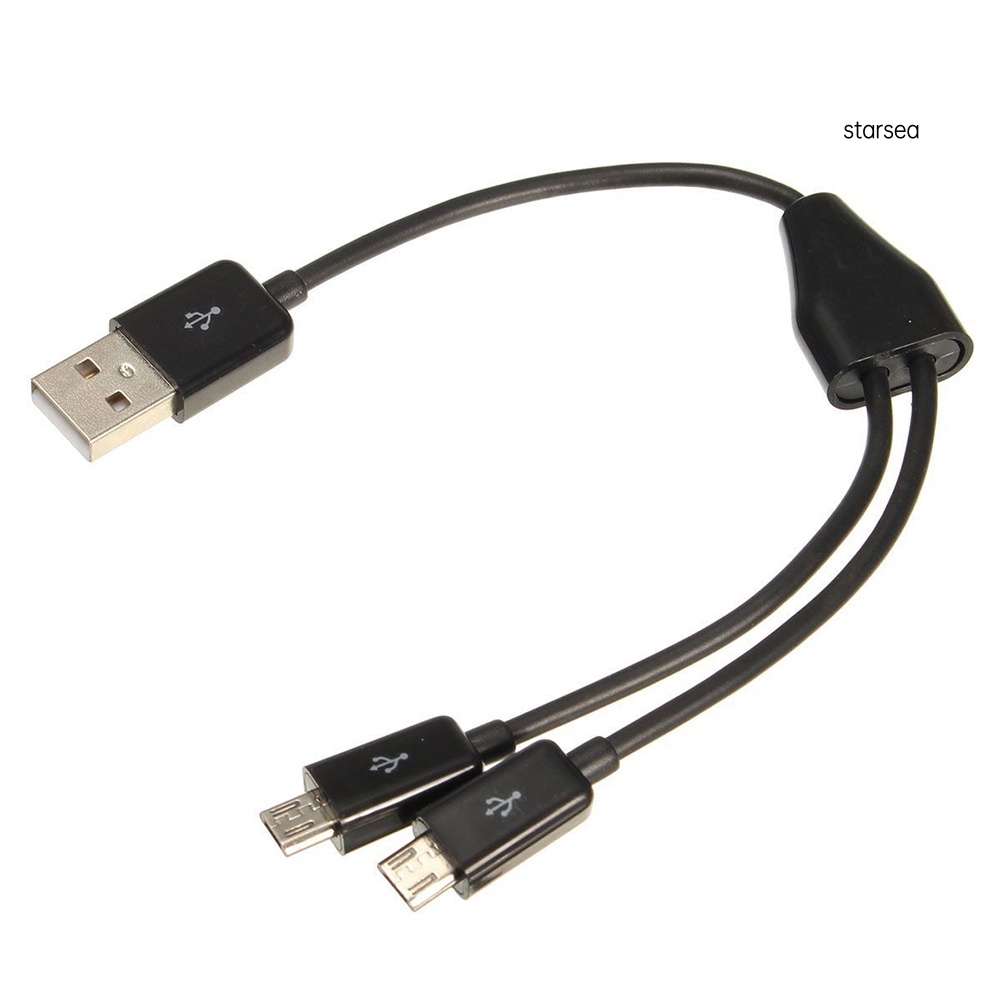 Cáp chuyển đổi đầu cắm USB 2.0 sang 2 đầu cắm Micro USB 2.0 cao cấp tiện dụng