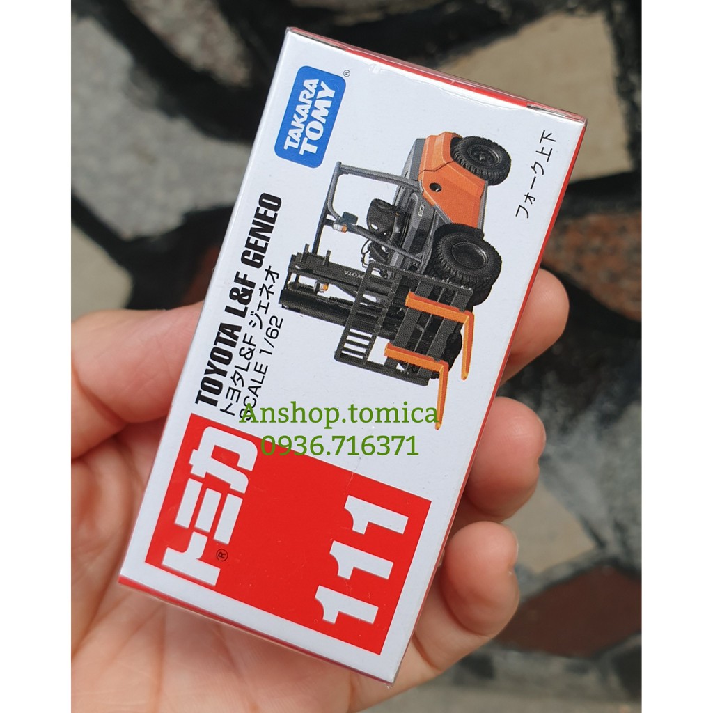 Mô hình xe nâng màu cam tomica Nhật Bản No111
