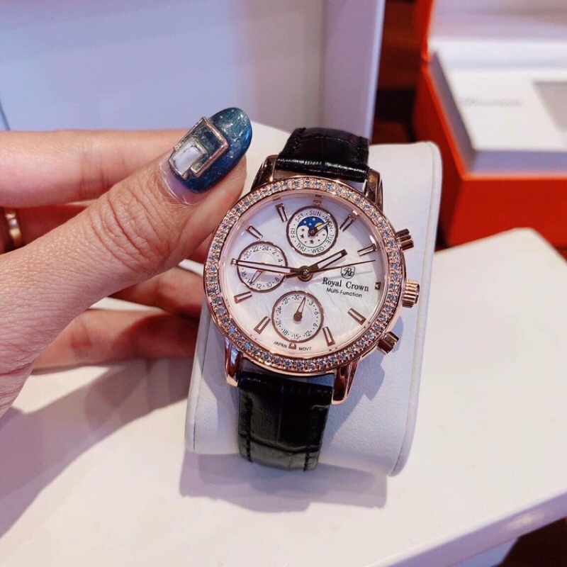 Dây da đồng hồ nữ da bò cao cấp size 8mm-10mm-12mm-14mm-16mm-18mm-20mm