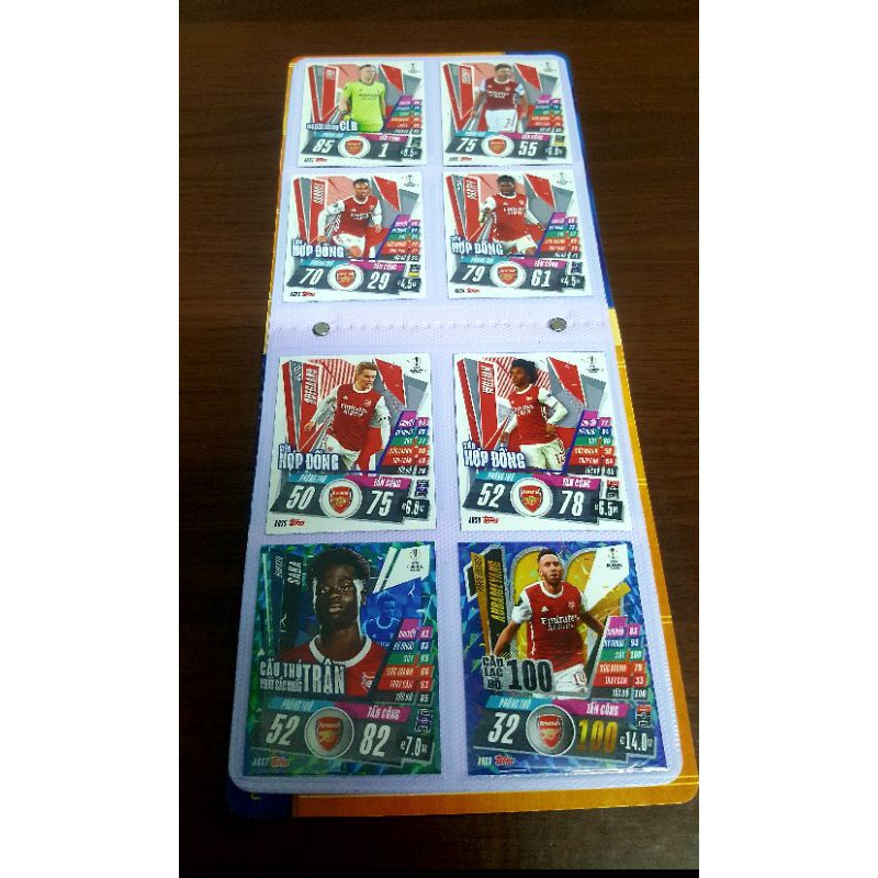 Trọn bộ album thẻ in Match Attax EXTRA 2020/2021 phiên bản Việt hoá