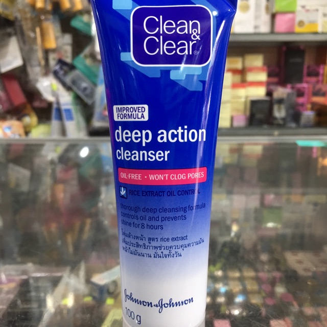 Sữa rửa mặt chống nhờn Clean & Clear Deep Action Cleanser 100g | BigBuy360 - bigbuy360.vn