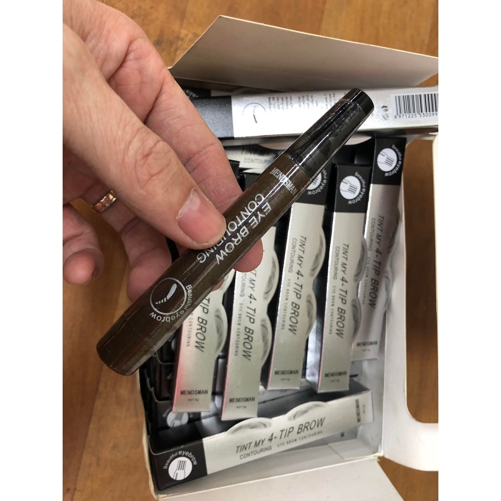 Chì kẻ mày, Bút kẻ lông mày gẩy sợi 4 ngòi nét mảnh lâu trôi Eye Brow Contouring 5g | BigBuy360 - bigbuy360.vn