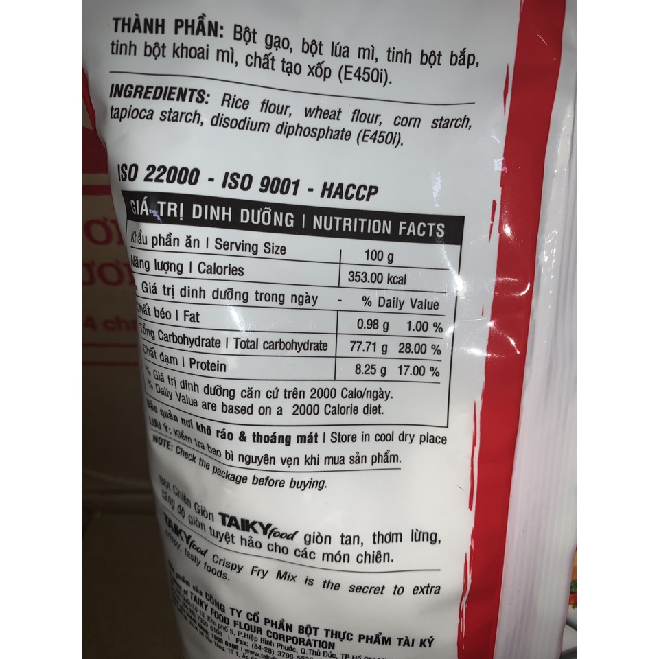 Bột chiên giòn TÀI Kí 1kg