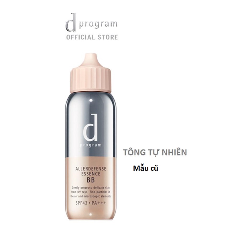 BB chống nắng trang điểm dProgram Allerdefense Essence BB tông tự nhiên 30ml SPF50+ PA+++&lt;br&gt;