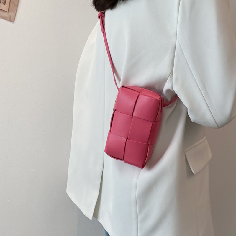 Túi Đeo Chéo Vai Bằng Vải Dệt Hình Trái Bơ mini Dành Cho Nữ