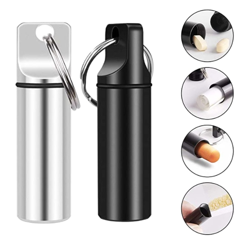 Hộp Đựng Thuốc Bằng Kim Loại Bền Chống Nước Có Nắp Đậy