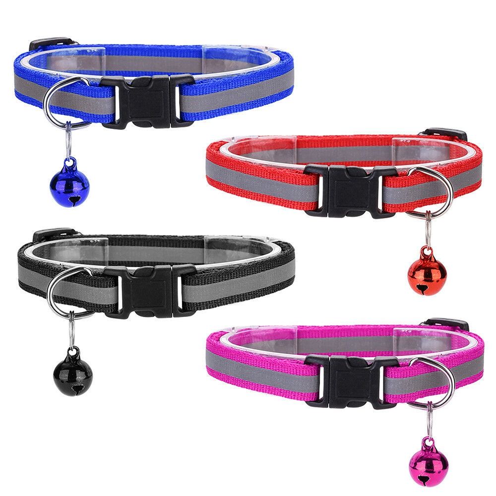 Vòng đeo cổ bằng nylon mềm phản quang có thể điều chỉnh cho thú cưng TAYLOR1