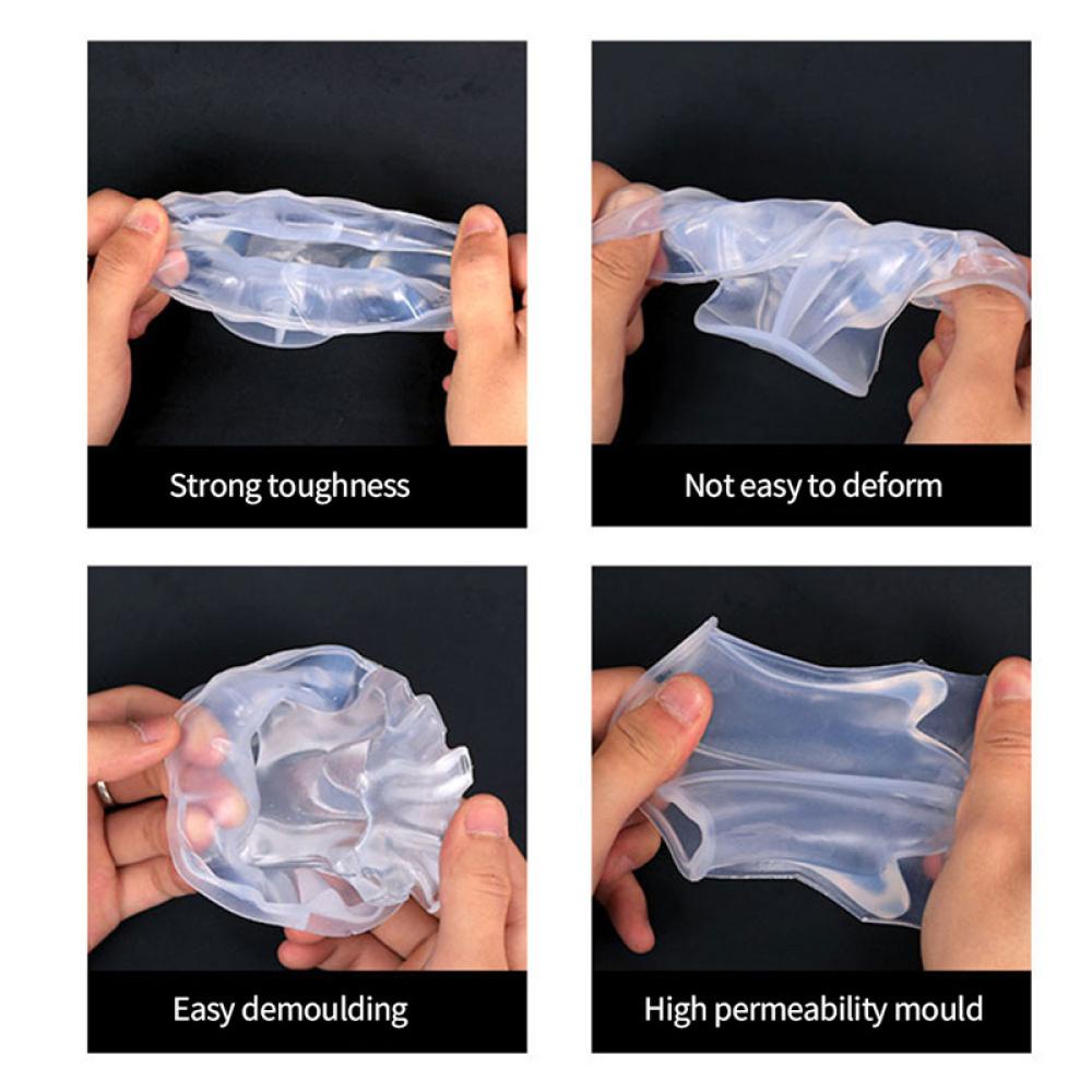 Khuôn Silicone Làm Nến / Xà Phòng Hình Ma 3D Trang Trí Halloween A9L7