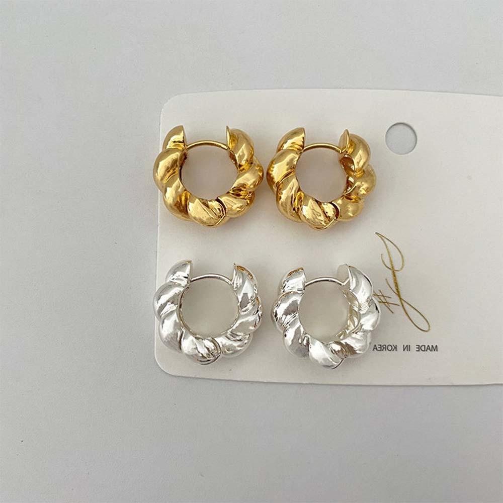 Bông Tai Hình Tròn Phong Cách Vintage Thời Trang Dành Cho Nữ