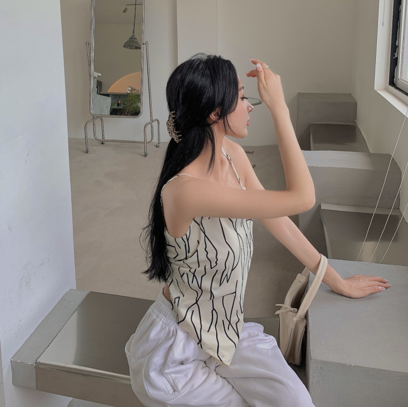 Áo Hoạ Tiết Kẻ Sọc Phối Nơ Thiết Kế Độc Đáo Cho Bạn Gái