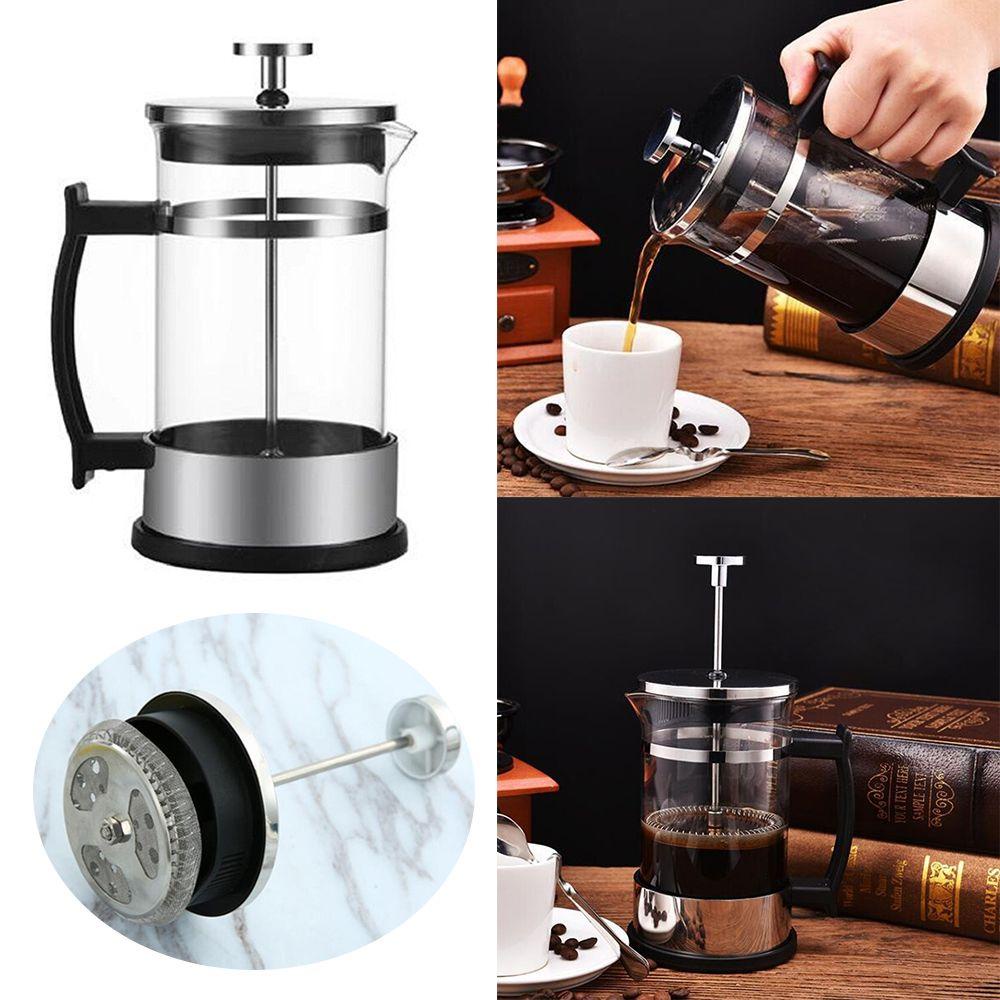 KRNY Ấm Pha Cà Phê Espresso Kiểu Pháp Bằng Thủy Tinh