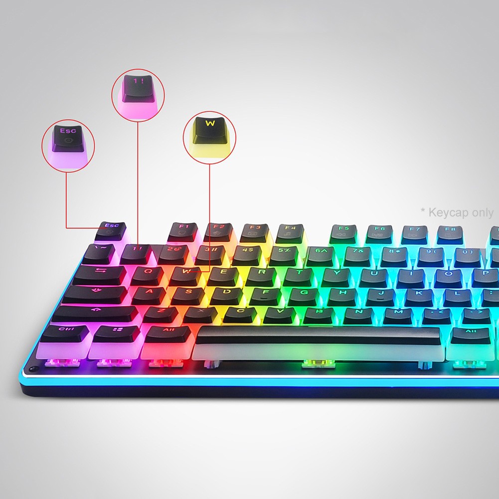 Set 108 Phím Thay Thế Pbt Rgb Cho Bàn Phím Cơ