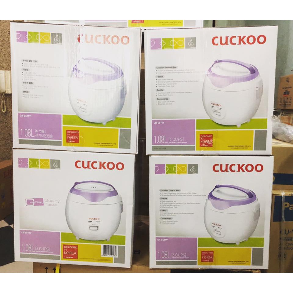 [Mã ELHADEV giảm 4% đơn 300K] NỒI CƠM ĐIỆN CUCKOO CR-0671V-1.0 LÍT- HÀNG CHÍNH HÃNG