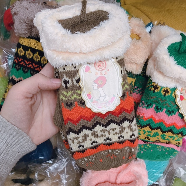 Găng Tay Len pilu giữ ấm không chia ngón chất dày dặn đẹp rất nhiều mẫu siêu xinh