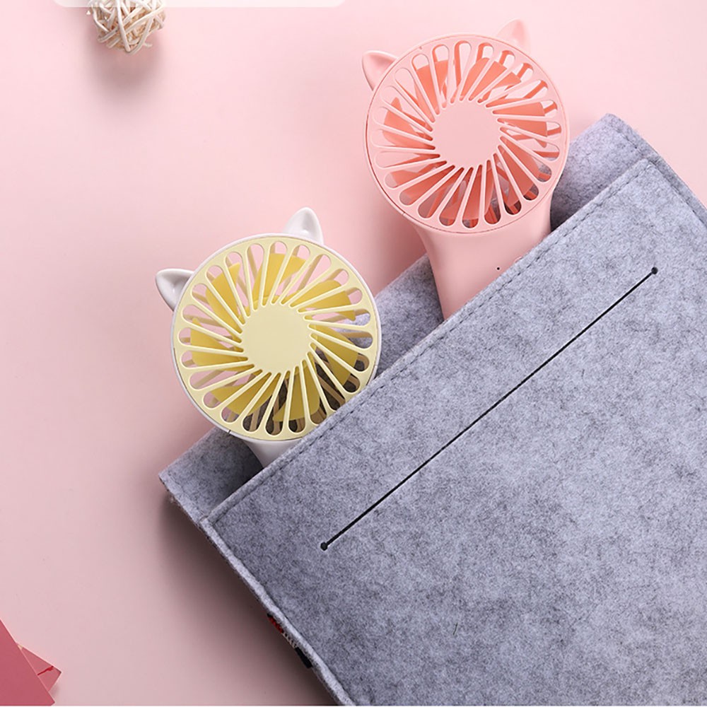 Quạt cầm tay mini tích điện Pocket Fan pin 800mAh với 3 chế độ gió