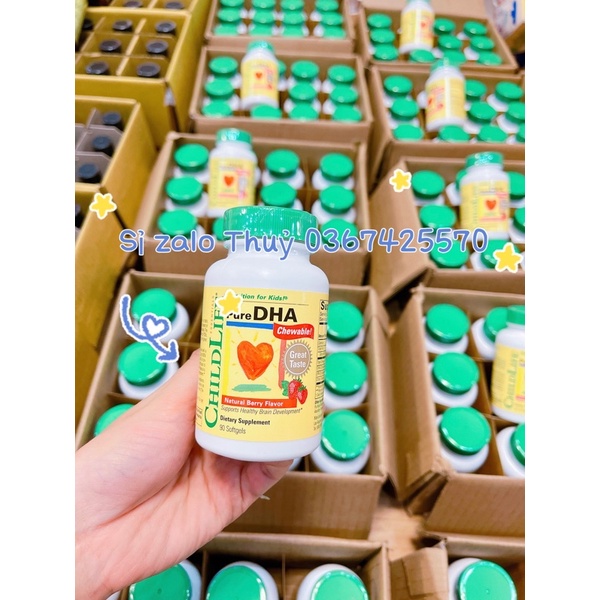( Sỉ Air ✈️ date 2025 ) DHA Childlife tinh khiết 90v cho bé