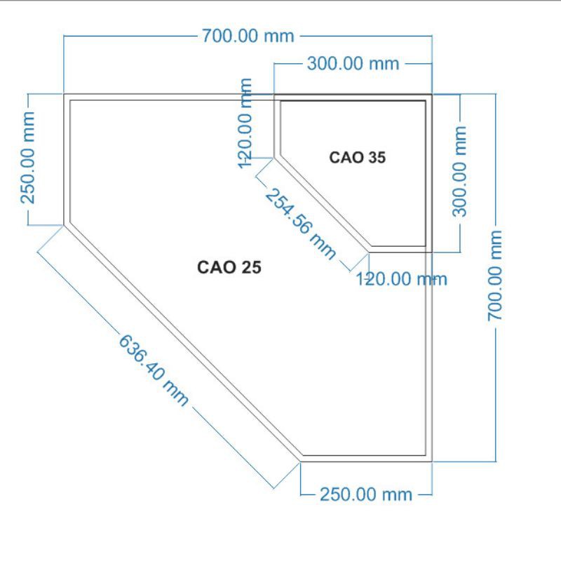 Bể cá làm theo kích thước