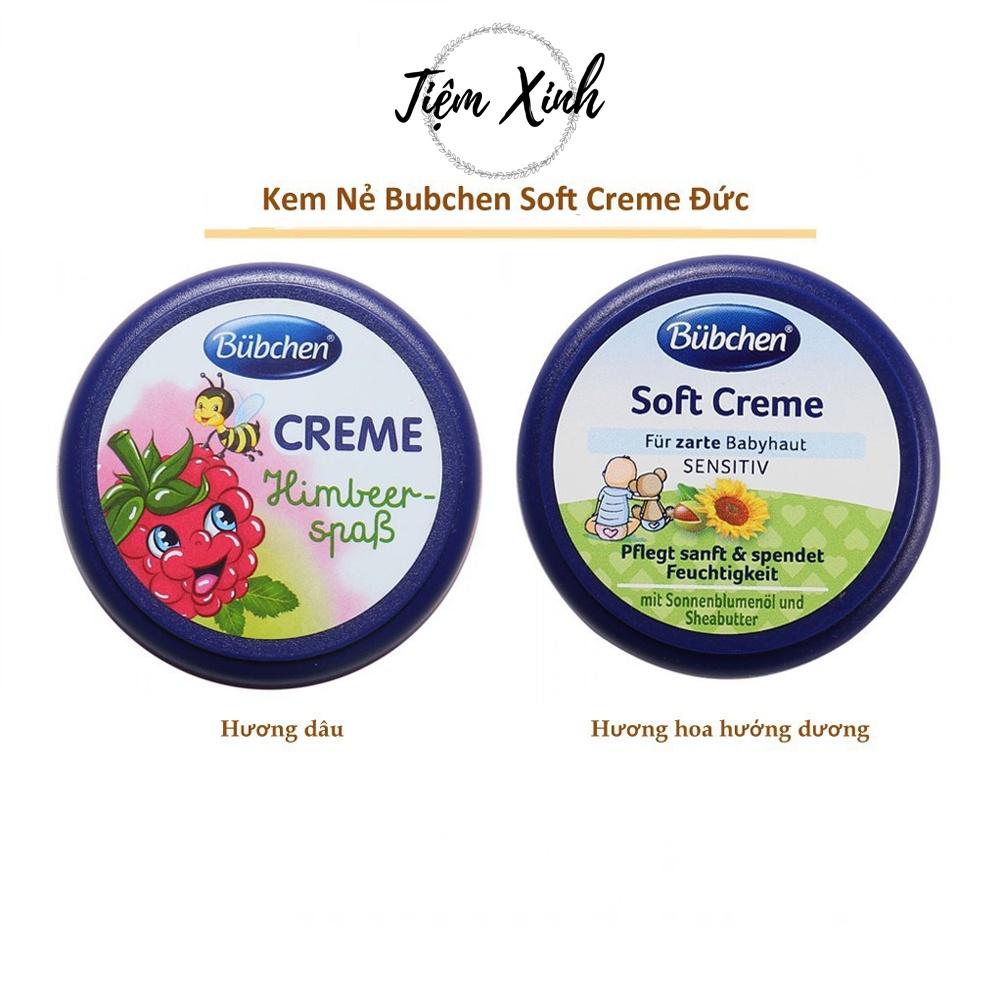 Kem dưỡng ẩm Bubchen Soft Creme Đức 20ml kem dưỡng da an toàn cho bé và người lớn cung cấp độ ẩm, dưỡng chất cần thiết c