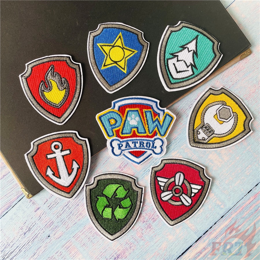 1 miếng dán ủi quần áo hình hoạt hình Paw Patrol