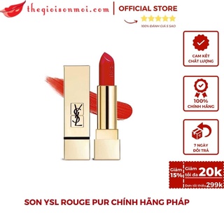 (FULL MÀU - AUTH) Son YSL Rouge Pur Chính Hãng Pháp