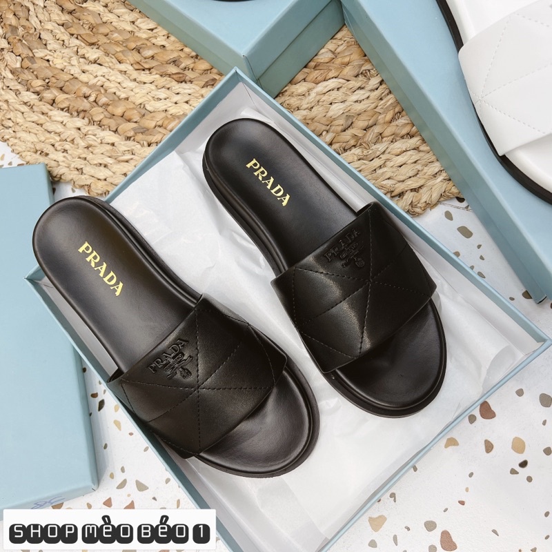 Dép prd quai ngang trần chỉ fullbox