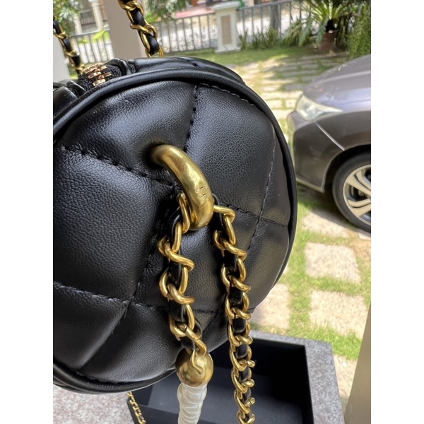 Túi Chane-l vip gift hình trụ size 23cm
