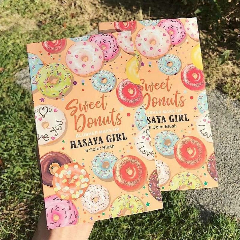 Bảng má hồng 6 ô tone cam Hottrend Hasaya Girl - Thái Lan