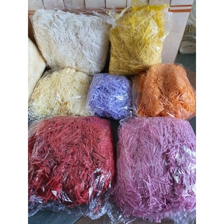 1Kg GIẤY RƠM, GIẤY RỐI TRANG TRÍ GIỎ QUÀ, HỘP QUÀ (Hàng đẹp nhập ko phải Việt Nam)