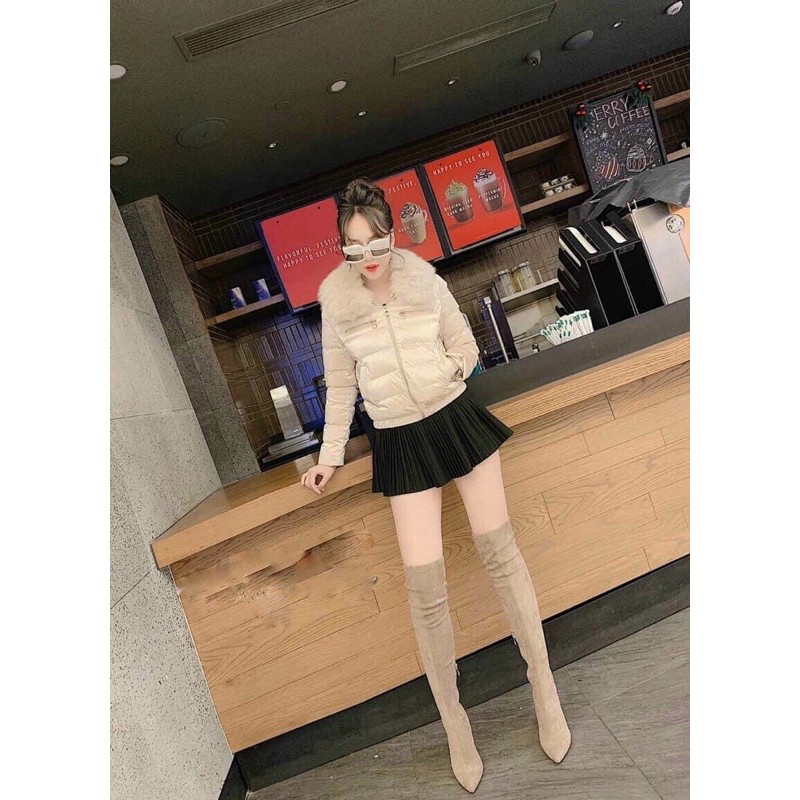 ÁO PHAO BÓNG CỔ LÔNG