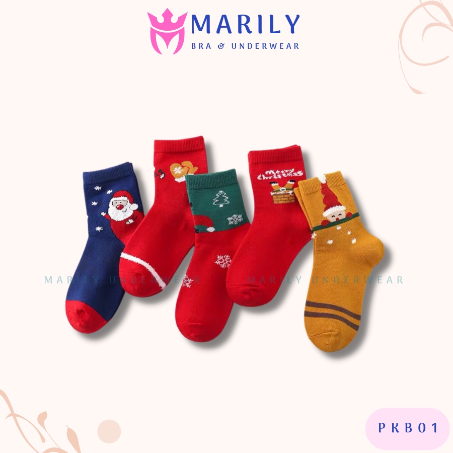 Tất Noel Cho Bé Từ 2 Đến 12 Tuổi Marily, Vớ Noel Bé Sơ Sinh Trai Và Gái Mẫu Mới PKB01