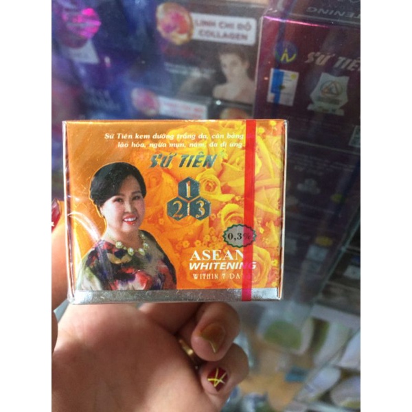 Kem Sứ Tiên Cam Trắng Da Ngừa Lão Hóa