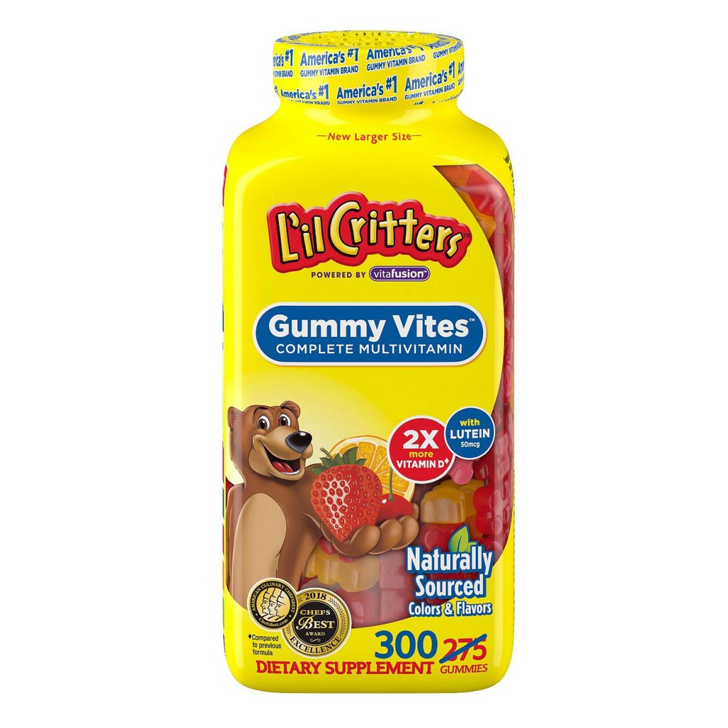 Date 2020 Kẹo dẻo gấu Gummy Vites 300 viên