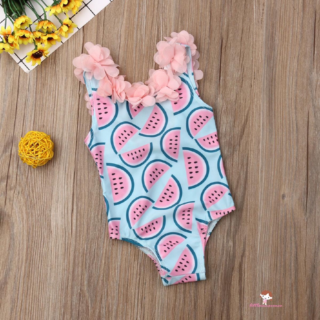Bộ đồ bơi in hình dưa hấu dễ thương cho bé gái