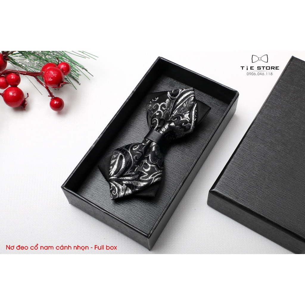 Nơ chú rể - nơ đeo cổ cánh nhọn cao cấp