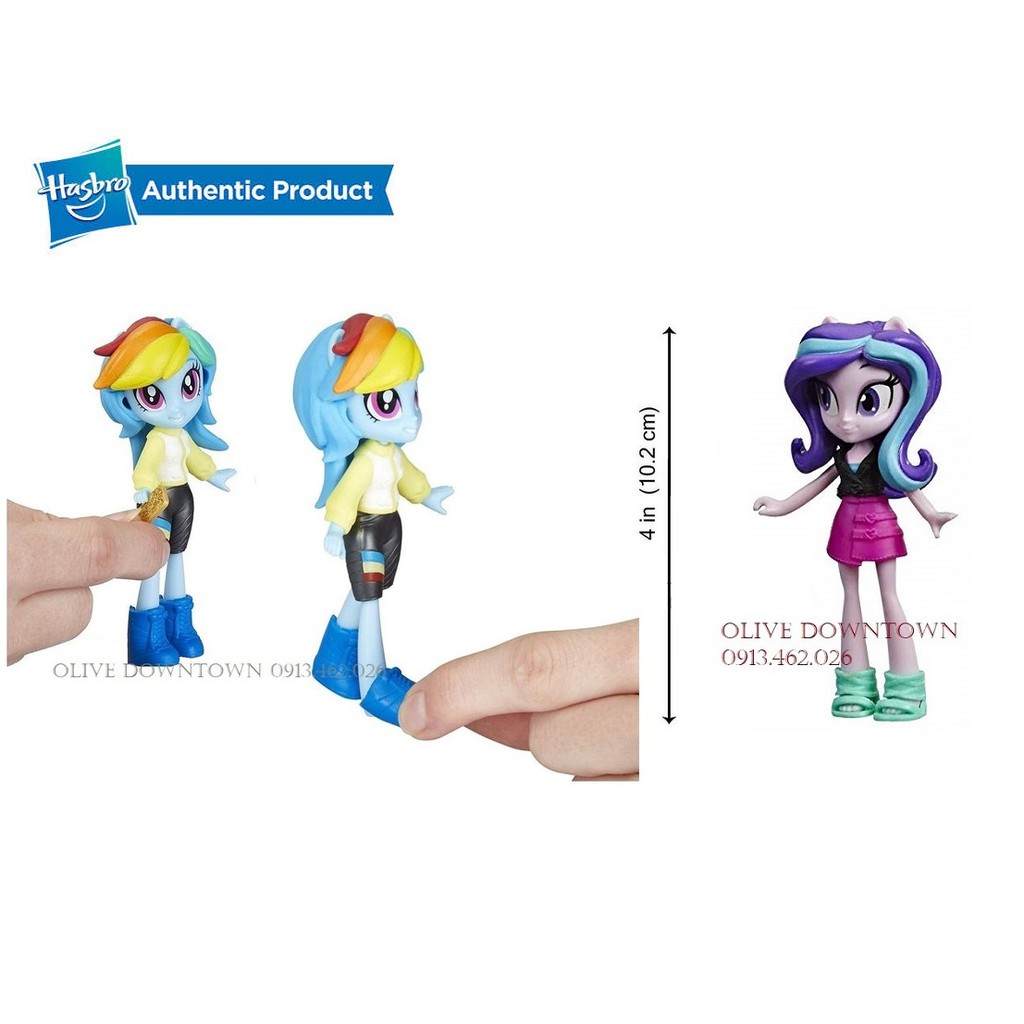 HỘP TO - Set 2 Búp bê Rainbow Dash & Starlight Glimmer kèm > 40 mẫu Trang phục & Phụ kiện - MY LITTLE PONY Fashion Squad